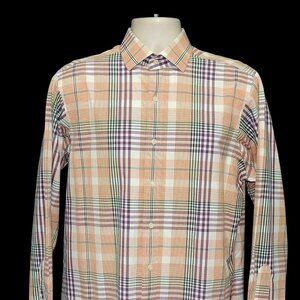 Polo Ralph Lauren Regent Classic Fit Multi Color Plaid Men's Shirt Sz 16 MINT